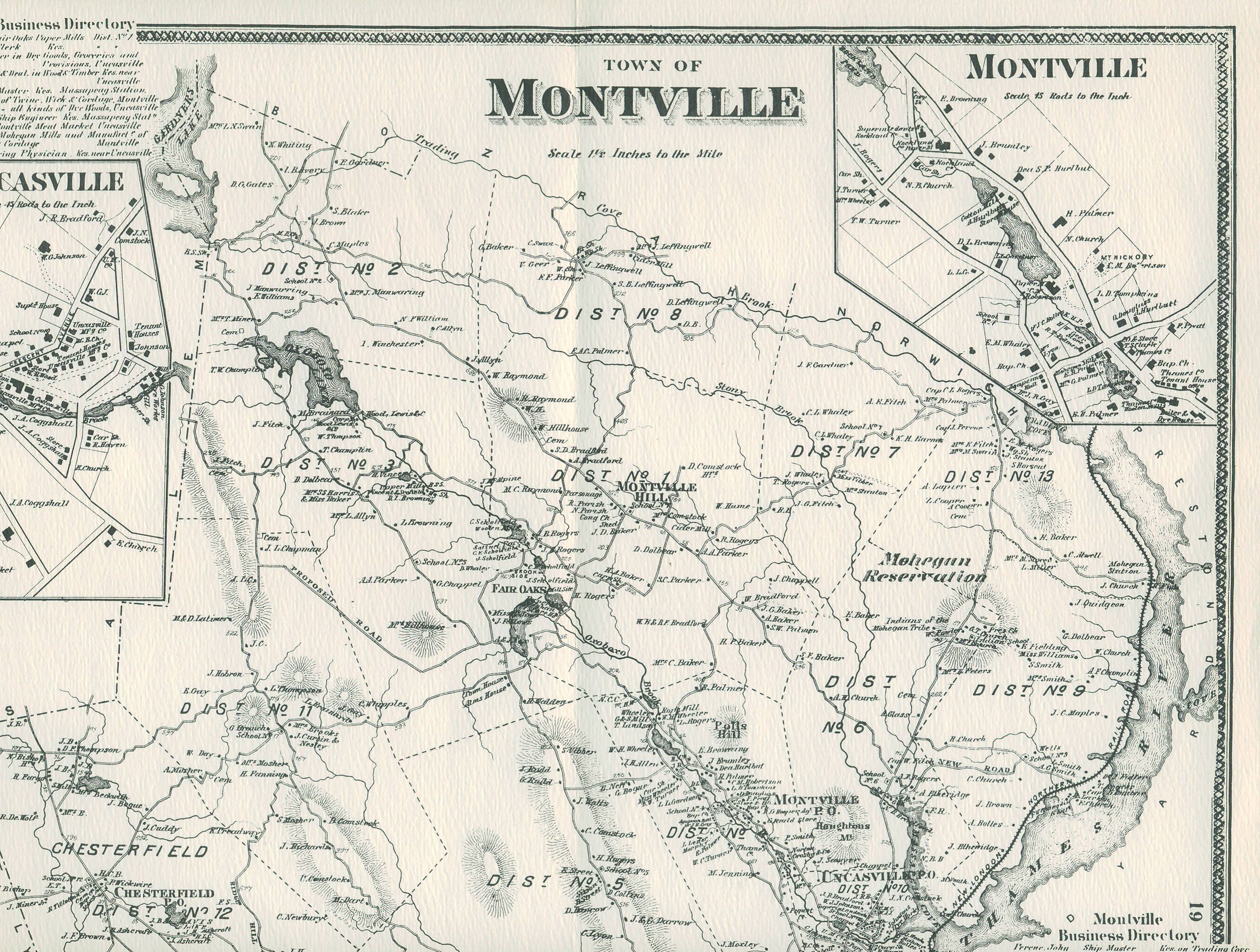 montville new jersey map